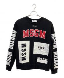 MSGM（エムエスジーエム）の古着「スウェット」｜ブラック