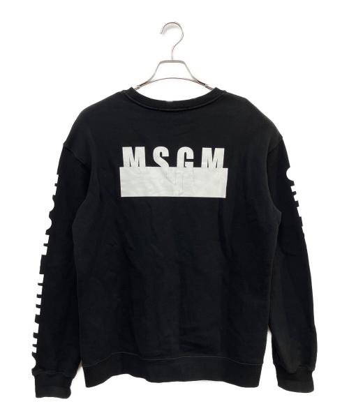MSGM（エムエスジーエム）MSGM (エムエスジーエム) スウェット ブラック サイズ:Ｓの古着・服飾アイテム