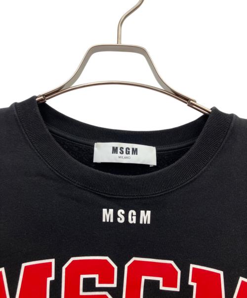 MSGM（エムエスジーエム）MSGM (エムエスジーエム) スウェット ブラック サイズ:Ｓの古着・服飾アイテム