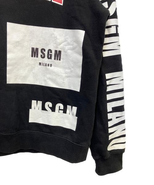 MSGM（エムエスジーエム）MSGM (エムエスジーエム) スウェット ブラック サイズ:Ｓの古着・服飾アイテム
