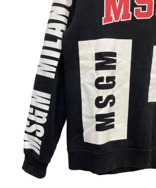 MSGM（エムエスジーエム）MSGM (エムエスジーエム) スウェット ブラック サイズ:Ｓの古着・服飾アイテム