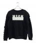 MSGM (エムエスジーエム) スウェット ブラック サイズ:Ｓ：5000円
