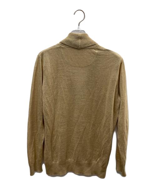 BURBERRY BLACK LABEL（バーバリーブラックレーベル）BURBERRY BLACK LABEL (バーバリーブラックレーベル) 薄手カーディガン ベージュ サイズ:2の古着・服飾アイテム