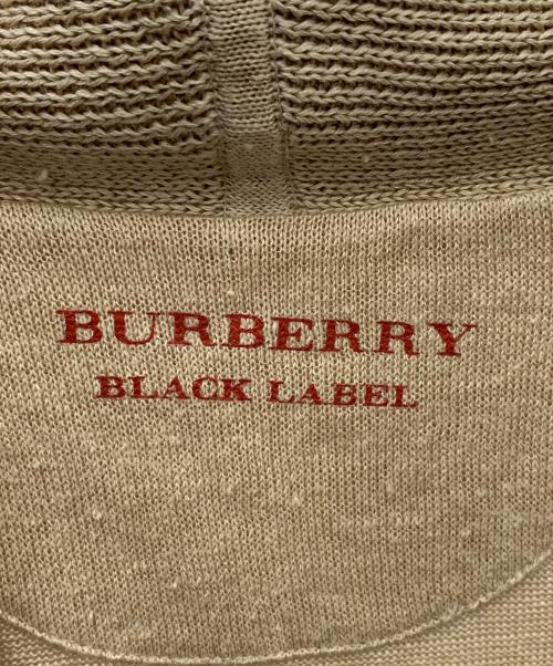 BURBERRY BLACK LABEL（バーバリーブラックレーベル）BURBERRY BLACK LABEL (バーバリーブラックレーベル) 薄手カーディガン ベージュ サイズ:2の古着・服飾アイテム