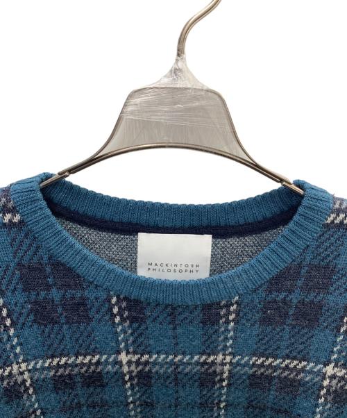MACKINTOSH（マッキントッシュ）MACKINTOSH (マッキントッシュ) 厚手ニット ブルー サイズ:SIZE 38の古着・服飾アイテム