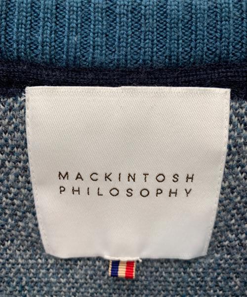 MACKINTOSH（マッキントッシュ）MACKINTOSH (マッキントッシュ) 厚手ニット ブルー サイズ:SIZE 38の古着・服飾アイテム