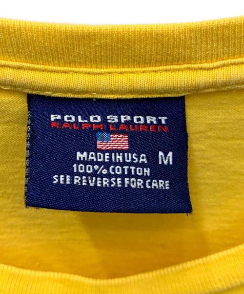 POLO SPORT（ポロスポーツ）POLO SPORT (ポロスポーツ) 半袖カットソー イエロー サイズ:Ｍの古着・服飾アイテム