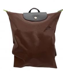 LONGCHAMP（ロンシャン）の古着「リュック」｜ブラック