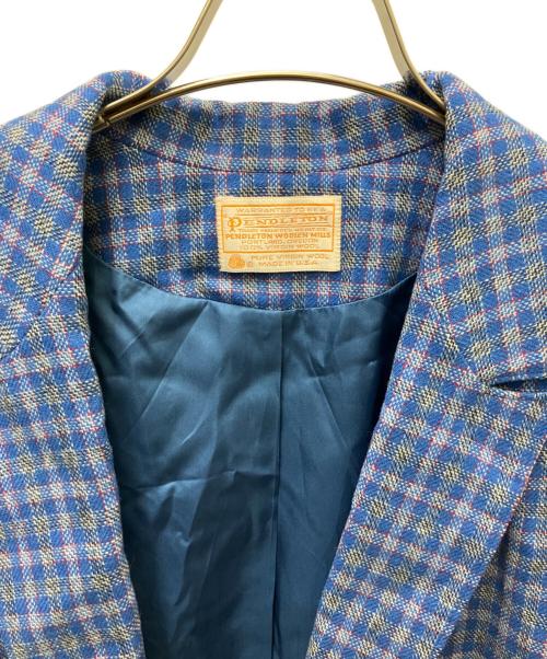 PENDLETON（ペンドルトン）PENDLETON (ペンドルトン) テーラードジャケット ブルー サイズ:不明の古着・服飾アイテム