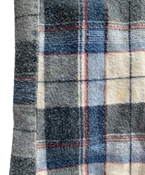 country squire（カントリー・スクワイア）country squire (カントリー・スクワイア) 長袖シャツ グレー×ブルー サイズ:Ｍの古着・服飾アイテム