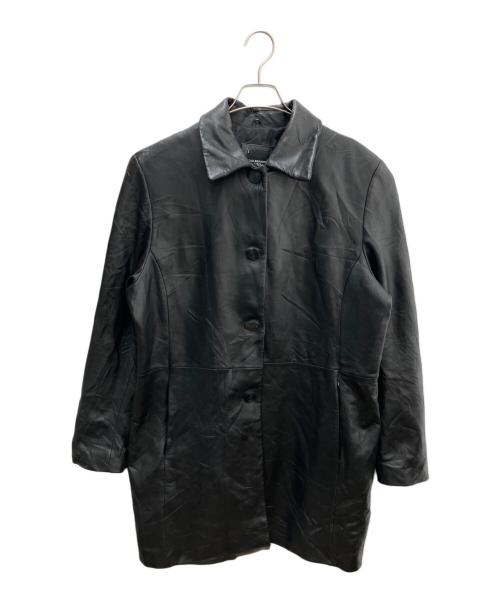 COLEBROOK&CO（コールブルック）COLEBROOK&CO (コールブルック) レザーコート ブラック サイズ:XLの古着・服飾アイテム