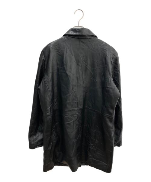 COLEBROOK&CO（コールブルック）COLEBROOK&CO (コールブルック) レザーコート ブラック サイズ:XLの古着・服飾アイテム