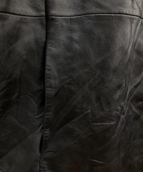 COLEBROOK&CO（コールブルック）COLEBROOK&CO (コールブルック) レザーコート ブラック サイズ:XLの古着・服飾アイテム