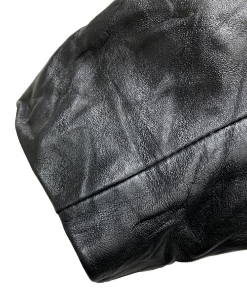 COLEBROOK&CO（コールブルック）COLEBROOK&CO (コールブルック) レザーコート ブラック サイズ:XLの古着・服飾アイテム
