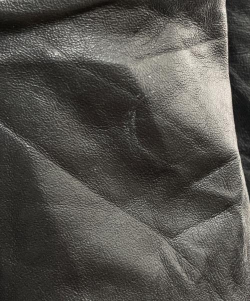 COLEBROOK&CO（コールブルック）COLEBROOK&CO (コールブルック) レザーコート ブラック サイズ:XLの古着・服飾アイテム