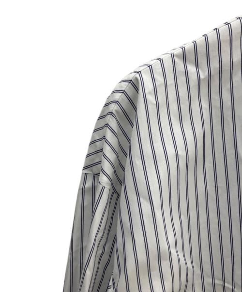journal standard L'essage（ジャーナルスタンダード レサージュ）journal standard L'essage (ジャーナルスタンダード レサージュ) 長袖シャツ ホワイト×ネイビー サイズ:FREE 未使用品の古着・服飾アイテム