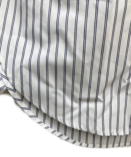 journal standard L'essage（ジャーナルスタンダード レサージュ）journal standard L'essage (ジャーナルスタンダード レサージュ) 長袖シャツ ホワイト×ネイビー サイズ:FREE 未使用品の古着・服飾アイテム