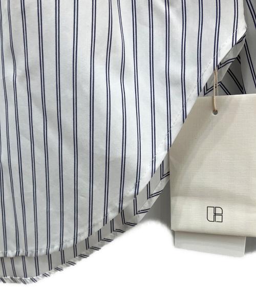 journal standard L'essage（ジャーナルスタンダード レサージュ）journal standard L'essage (ジャーナルスタンダード レサージュ) 長袖シャツ ホワイト×ネイビー サイズ:FREE 未使用品の古着・服飾アイテム