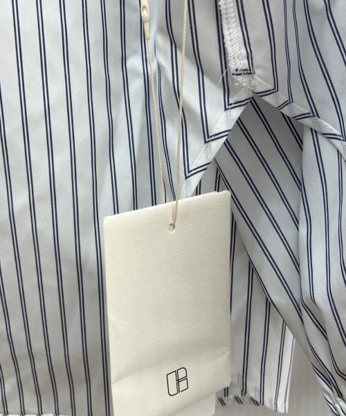 journal standard L'essage（ジャーナルスタンダード レサージュ）journal standard L'essage (ジャーナルスタンダード レサージュ) 長袖シャツ ホワイト×ネイビー サイズ:FREE 未使用品の古着・服飾アイテム