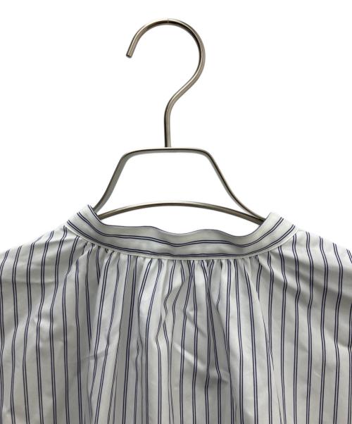 journal standard L'essage（ジャーナルスタンダード レサージュ）journal standard L'essage (ジャーナルスタンダード レサージュ) 長袖シャツ ホワイト×ネイビー サイズ:FREE 未使用品の古着・服飾アイテム