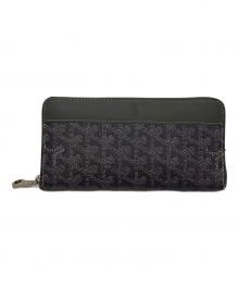 GOYARD（ゴヤール）の古着「ラウンドファスナー長財布」｜グレー