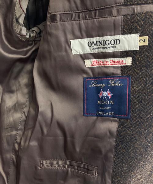 OMNIGOD（オムニゴッド）OMNIGOD (オムニゴッド) ジャケット ブラウン サイズ:2の古着・服飾アイテム