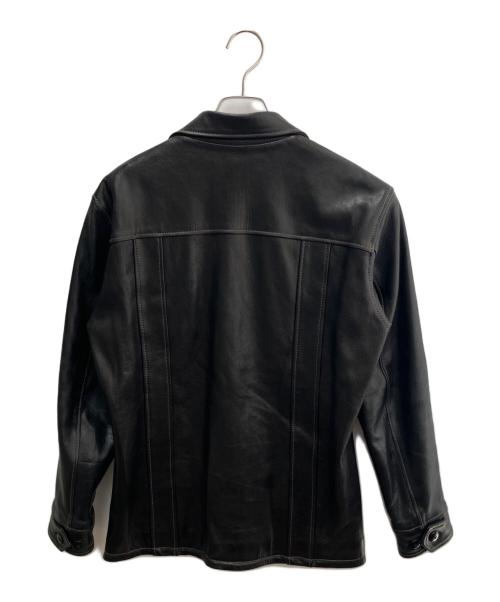 THE FLAT HEAD（ザ・フラットヘッド）THE FLAT HEAD (ザ・フラットヘッド) レザージャケット ブラック サイズ:38の古着・服飾アイテム