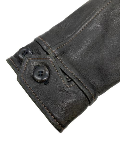 THE FLAT HEAD（ザ・フラットヘッド）THE FLAT HEAD (ザ・フラットヘッド) レザージャケット ブラック サイズ:38の古着・服飾アイテム