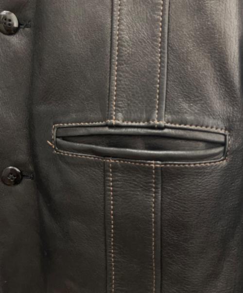 THE FLAT HEAD（ザ・フラットヘッド）THE FLAT HEAD (ザ・フラットヘッド) レザージャケット ブラック サイズ:38の古着・服飾アイテム