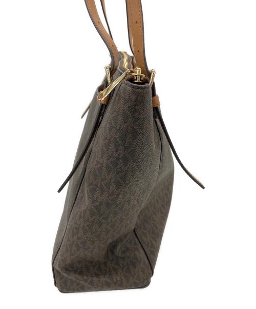 MICHAEL KORS（マイケルコース）MICHAEL KORS (マイケルコース) トートバッグ ブラウンの古着・服飾アイテム