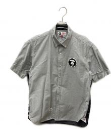 Aape BY A BATHING APE（エーエイプ バイ アベイシングエイプ）の古着「半袖シャツ」｜グレー