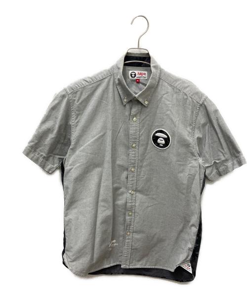 Aape BY A BATHING APE（エーエイプ バイ アベイシングエイプ）AAPE BY A BATHING APE (エーエイプ バイ アベイシングエイプ) 半袖シャツ グレー サイズ:XLの古着・服飾アイテム