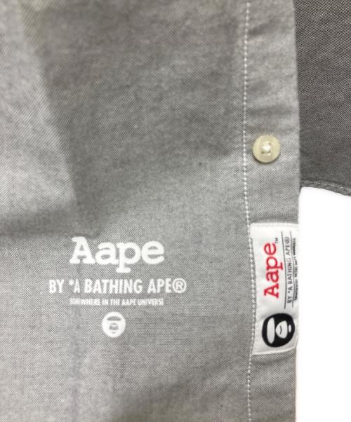 Aape BY A BATHING APE（エーエイプ バイ アベイシングエイプ）AAPE BY A BATHING APE (エーエイプ バイ アベイシングエイプ) 半袖シャツ グレー サイズ:XLの古着・服飾アイテム