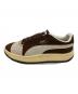 PUMA (プーマ) スニーカー ブラウン サイズ:24.5cm：5000円