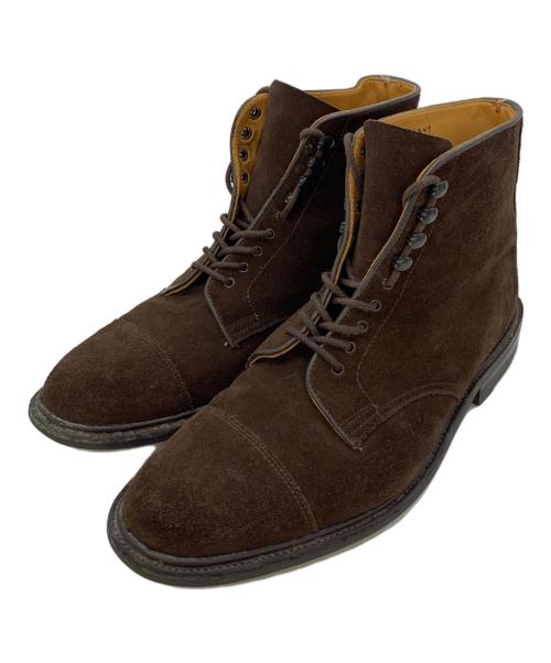 Tricker's（トリッカーズ）Tricker's (トリッカーズ) Unipair スウェードブーツ ブラウン サイズ:不明の古着・服飾アイテム