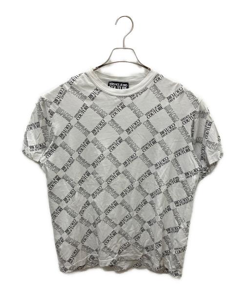 VERSACE JEANS COUTURE（ヴェルサーチ ジーンズクチュール）VERSACE JEANS COUTURE (ヴェルサーチ ジーンズクチュール) 半袖カットソー ホワイト サイズ:Ｍの古着・服飾アイテム