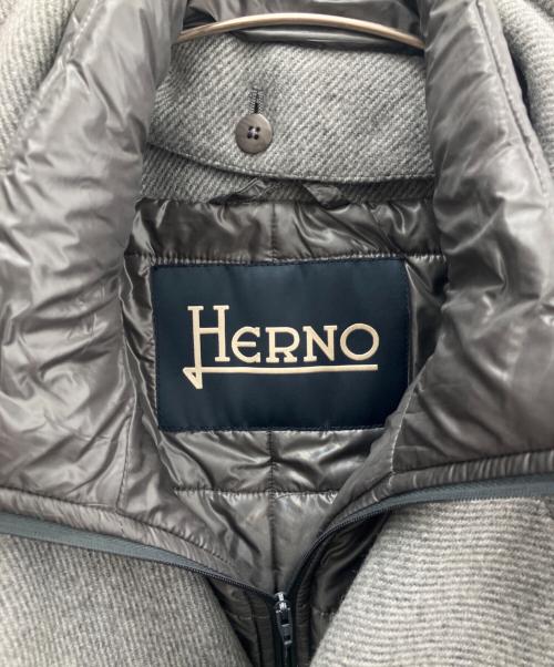 HERNO（ヘルノ）HERNO (ヘルノ) 2WAYダウンコート グレー サイズ:52の古着・服飾アイテム