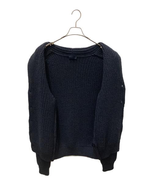 LANVIN（ランバン）LANVIN (ランバン) ニットジャケット ネイビー サイズ:不明の古着・服飾アイテム