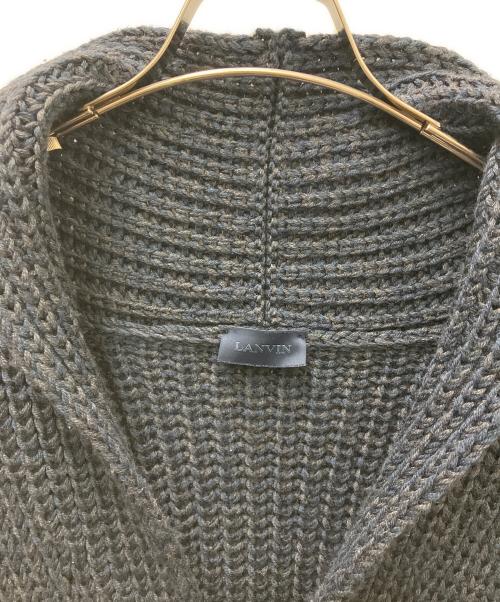 LANVIN（ランバン）LANVIN (ランバン) ニットジャケット ネイビー サイズ:不明の古着・服飾アイテム