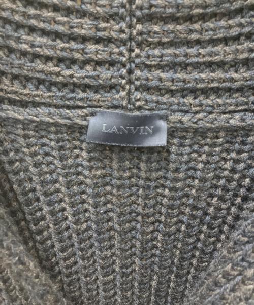 LANVIN（ランバン）LANVIN (ランバン) ニットジャケット ネイビー サイズ:不明の古着・服飾アイテム