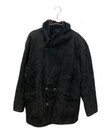 SHEARLING（シャーリング）の古着「裏ボアコート」｜ブラック