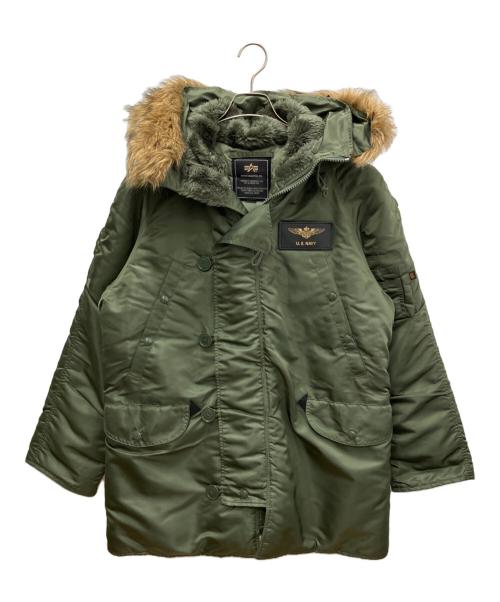 ALPHA（アルファ）ALPHA (アルファ) N-2Bミリタリーコート グリーン サイズ:Ｍの古着・服飾アイテム