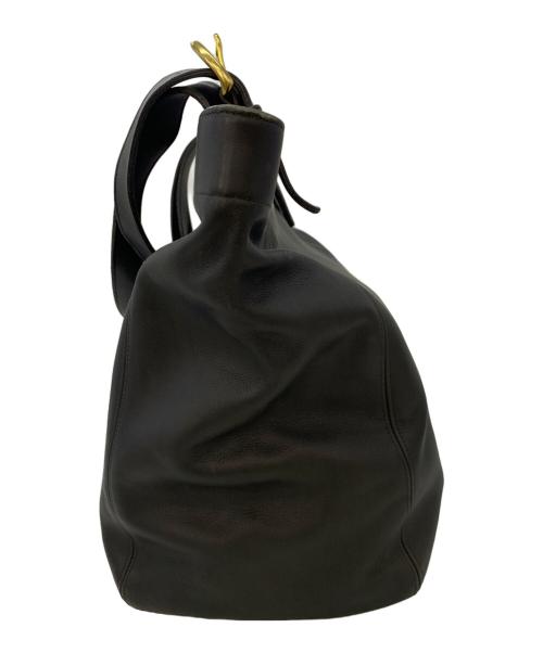 COACH（コーチ）COACH (コーチ) レザートートバッグ ブラックの古着・服飾アイテム