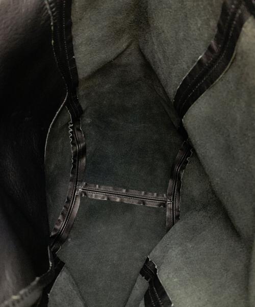 COACH（コーチ）COACH (コーチ) レザートートバッグ ブラックの古着・服飾アイテム