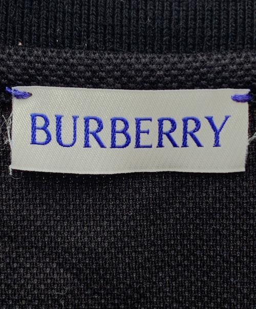 BURBERRY（バーバリー）BURBERRY (バーバリー) 半袖ポロシャツ ブラック サイズ:Ｌの古着・服飾アイテム