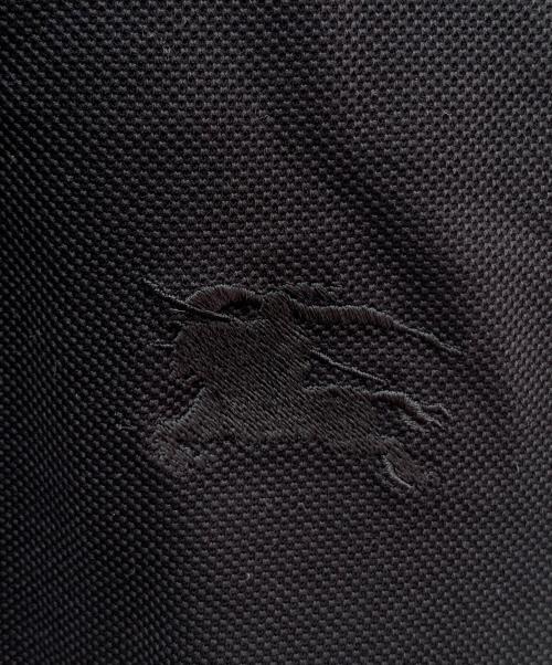BURBERRY（バーバリー）BURBERRY (バーバリー) 半袖ポロシャツ ブラック サイズ:Ｌの古着・服飾アイテム