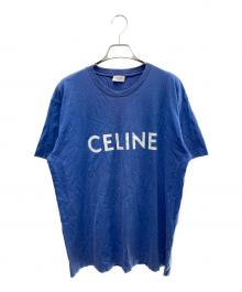 CELINE（セリーヌ）の古着「半袖カットソー」｜ブルー×ホワイト