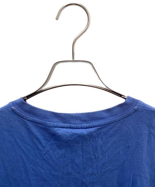 CELINE（セリーヌ）CELINE (セリーヌ) 半袖カットソー ブルー×ホワイト サイズ:Ｍの古着・服飾アイテム
