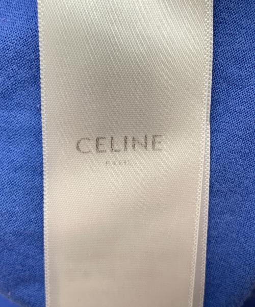 CELINE（セリーヌ）CELINE (セリーヌ) 半袖カットソー ブルー×ホワイト サイズ:Ｍの古着・服飾アイテム