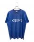 CELINE（セリーヌ）の古着「半袖カットソー」｜ブルー×ホワイト